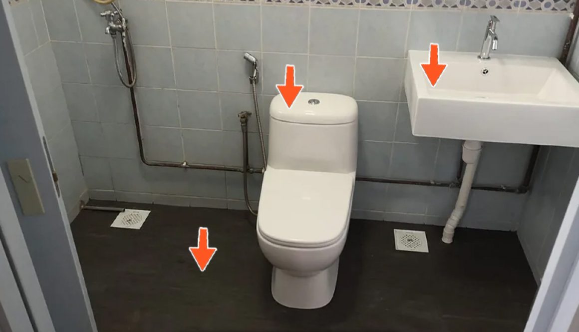 Install Seated Toilets, Solution Bowl And Overlay Tile At Canberra Link