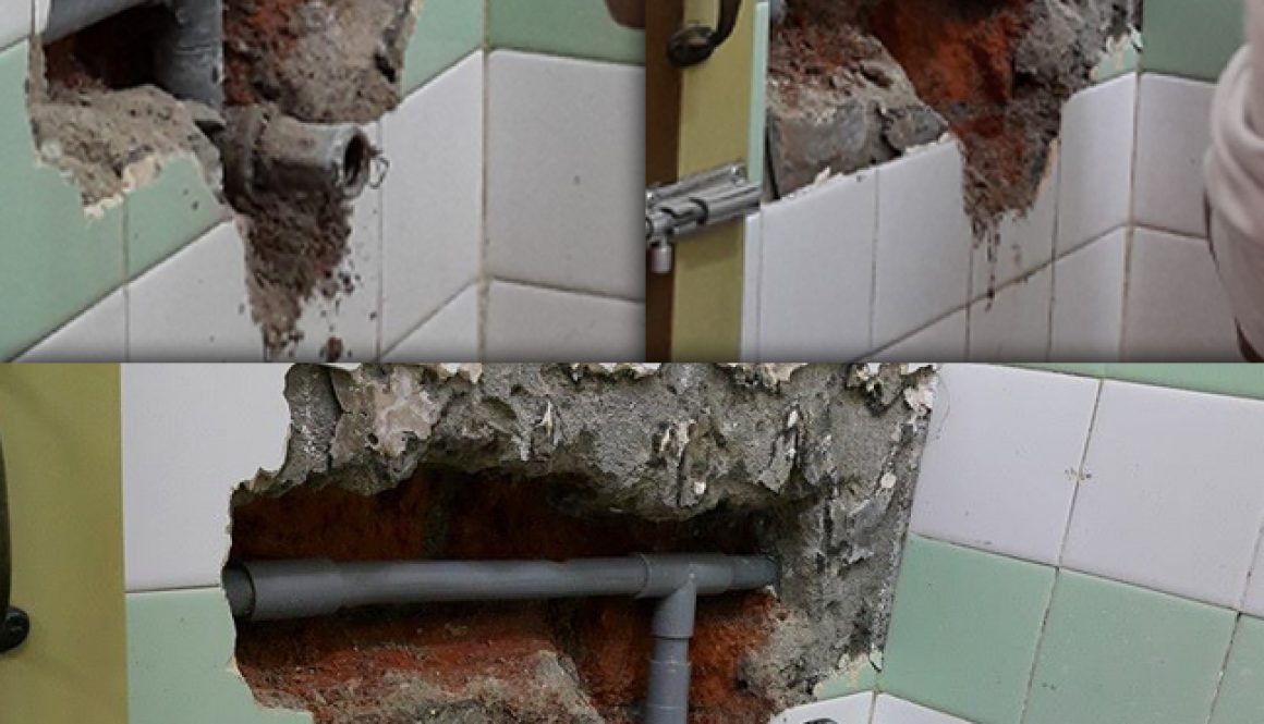 Repair broken pipe In Jelebu Road