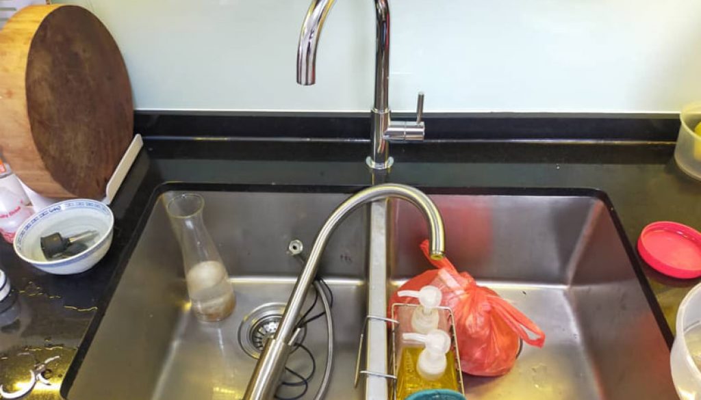 plumbing kitchen sink